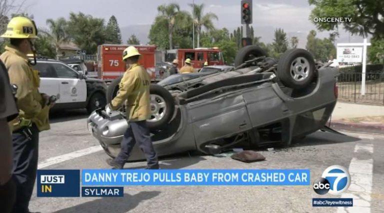 De la personaj negativ la erou: Actorul Danny Trejo a salvat un bebeluș în timpul unui accident
