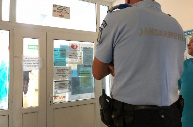 Groază la Spitalul Județean Mavromati! Un pacient a intrat cu o armă în secția de Cardiologie