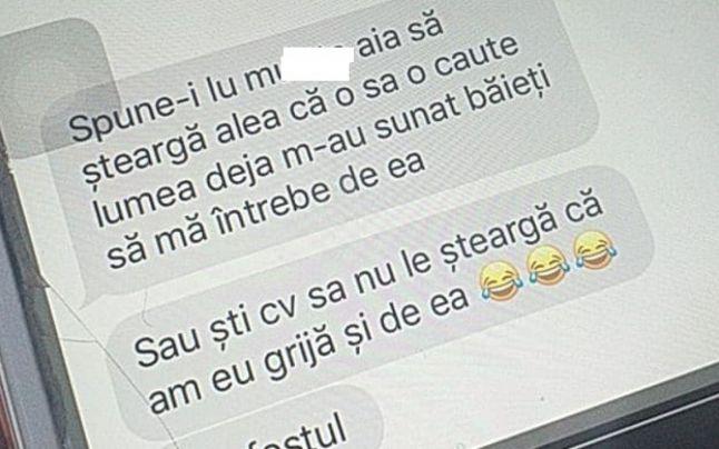 Despărțire cu amenințări pentru o fată de 17 ani. „Dacă nu o să te sune lumea să te întrebe cât e m..a să mă faci cuțu”