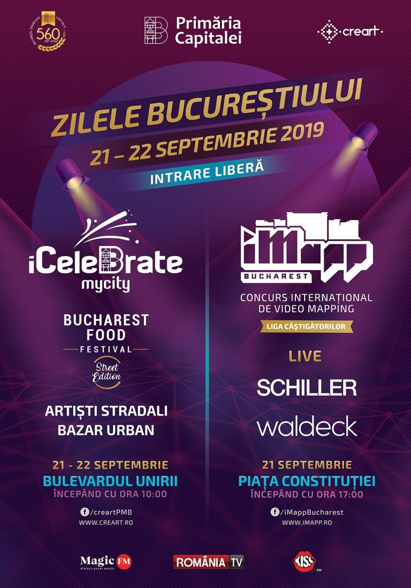Zilele Bucureștiului 2019. Programul evenimentelor și restricțiile de circulație
