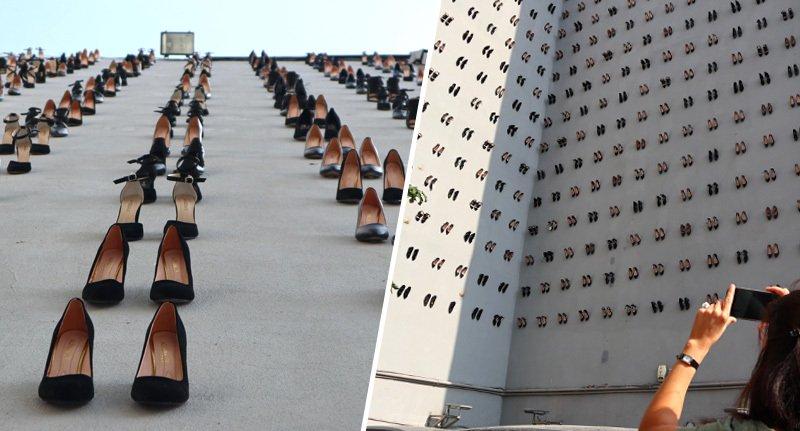 Gest remarcabil! 440 de perechi de pantofi, evidențiază abuzurile domestice asupra femeilor