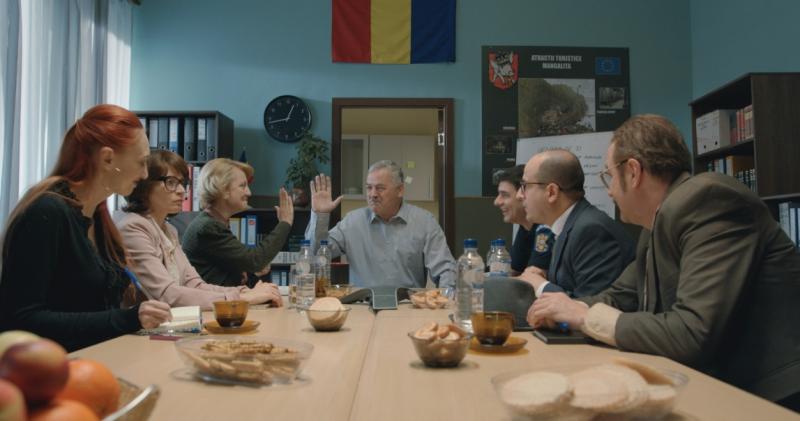 Drujbele și mașinile de tuns iarba au îngreunat filmările pentru serialul de comedie Mangalița