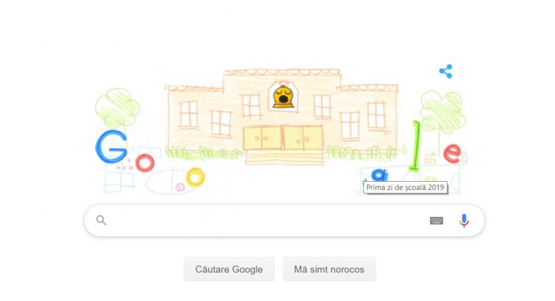 Cum celebrează Google prima zi de școală | FOTO