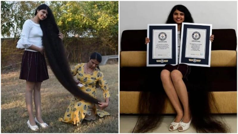 La o parte, Rapunzel! O adolescentă splendidă din India, în Cartea Recordurilor pentru părul ei! Cum îl îngrijește. „Totul a început de la o tunsoare nereușită” – FOTO