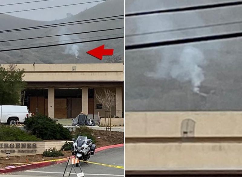 Primele imagini cu accidentul de elicopter în care a murit Kobe Bryant! Fiica baschetbalistului, de 13 ani, se afla la bord