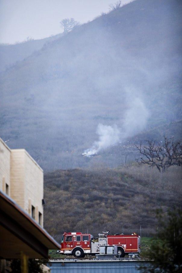 Primele imagini cu accidentul de elicopter în care a murit Kobe Bryant! Fiica baschetbalistului, de 13 ani, se afla la bord