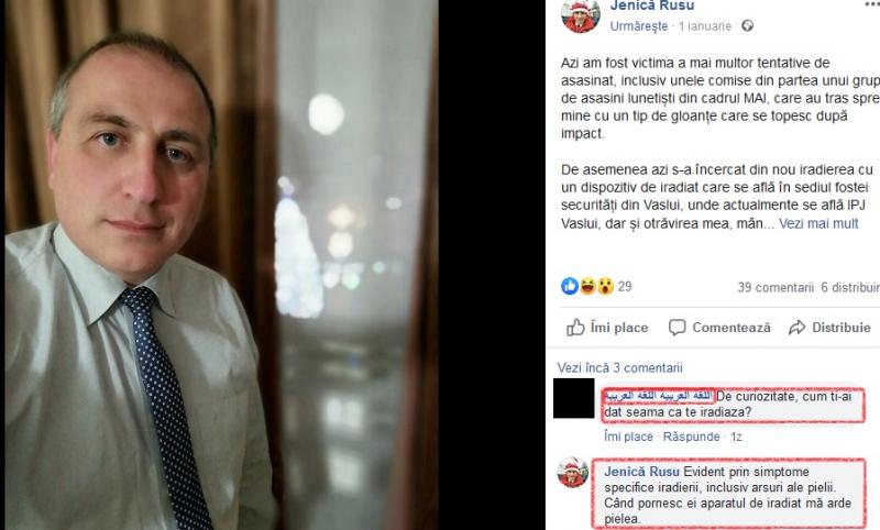 Asasinare comandată de MAI Vaslui: "Au tras spre mine, m-au iradiat, mi-au otrăvit mâncarea pentru că nu am mușamalizat..."