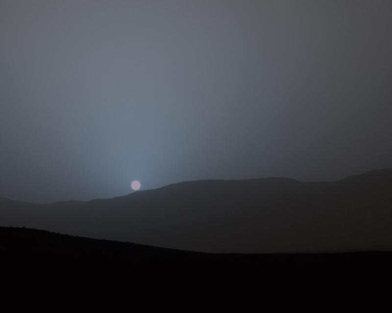 Imagini spectaculoase! Apus de soare văzut de pe planeta Marte surprins de un satelit. "Nu s-a mai văzut așa niciodată"