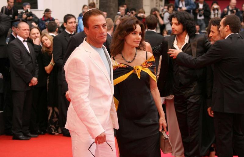 Jean Claude Van Damme si sotia sa, Gladys Portugues, pe covorul rosu