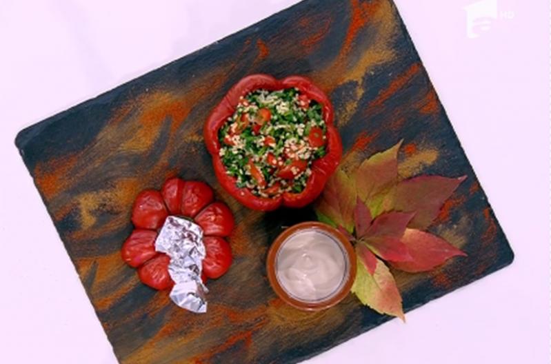 Rețetă delicioasă de toamnă. Gogoșari umpluți cu salată tabbouleh