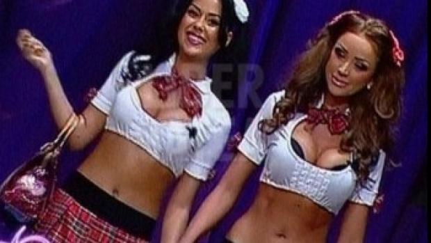 Poze vechi cu Bianca Dragușanu când era asistenta lui Capatos la “Un show păcătos”