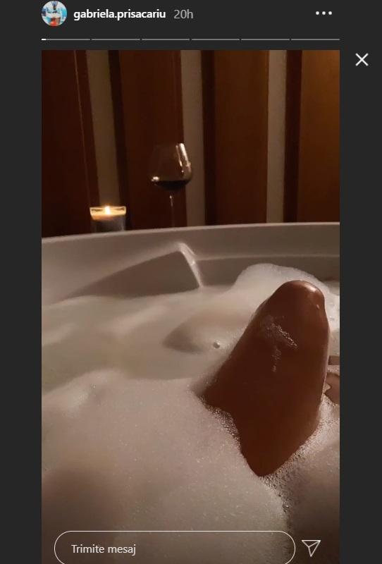 Iubita lui Dani Oțil s-a pozat goală, în cadă! Ce imagini darnice a oferit Gabriela Prisăcariu