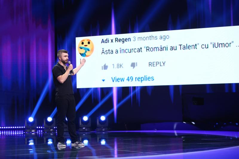 Stefan Nistor pe scena iUmor