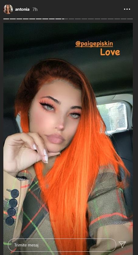 Cum arată Antonia cu părul portocaliu! Vedeta și-a surprins fanii cu imagini ieșite din comun