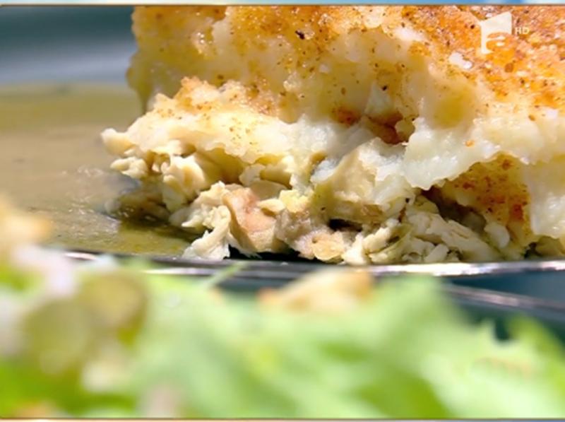 Rețetă de pui la rotisor și tartă de cartofi cu pui, preparată de Nicolai Tand la neatza cu Răzvan și Dani