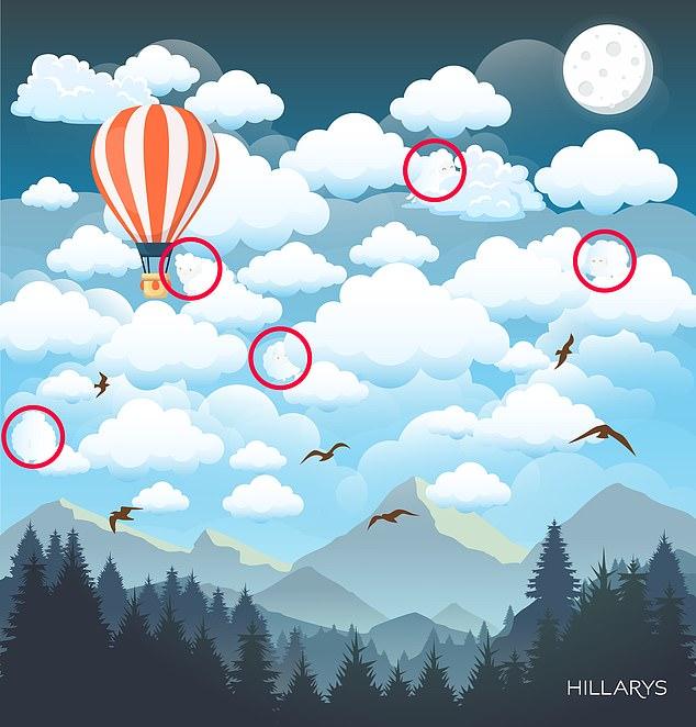 Reușești să găsești cele cinci oi care se ascund între nori? E provocarea momentului pe internet