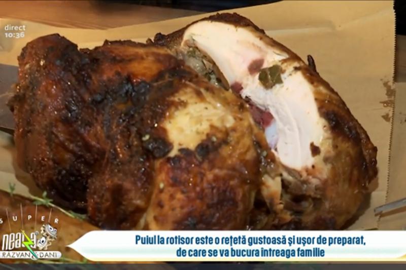 Secretul celui mai fraged și gustos pui la rotisor