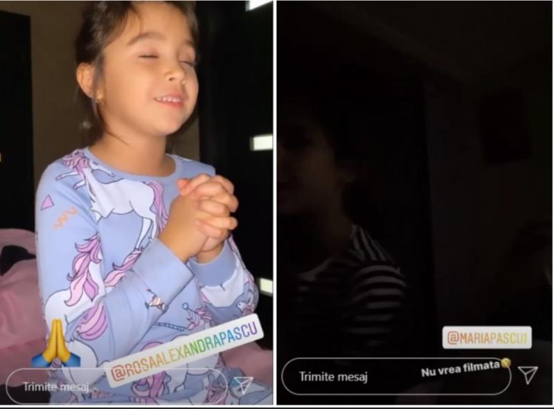 Rosa și Maria Pascu, filmate în timp ce spun rugăciunea