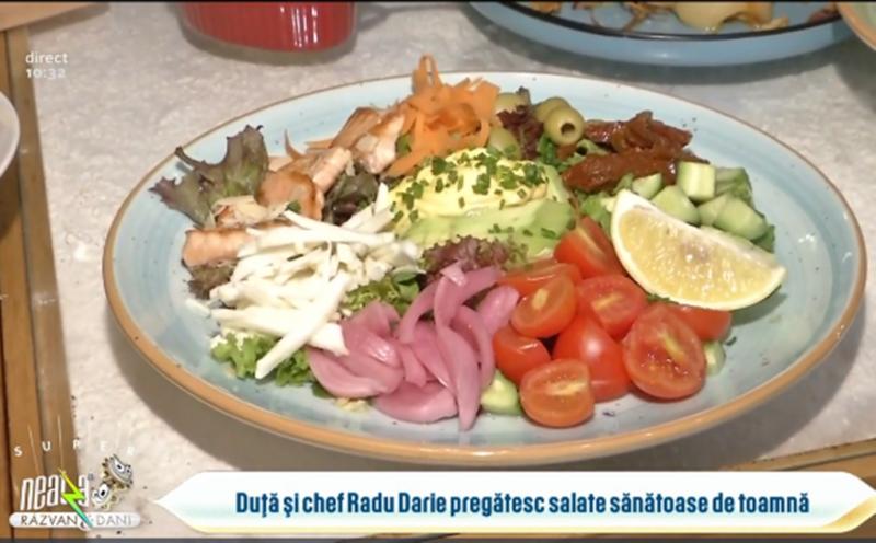 Idei de salate sănătoase și gustoase cu legume și fructe de toamnă