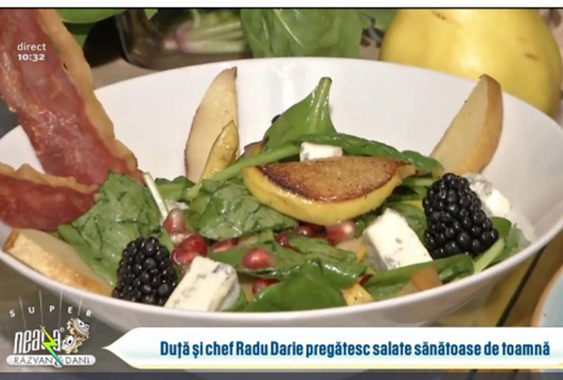 Idei de salate sănătoase și gustoase cu legume și fructe de toamnă