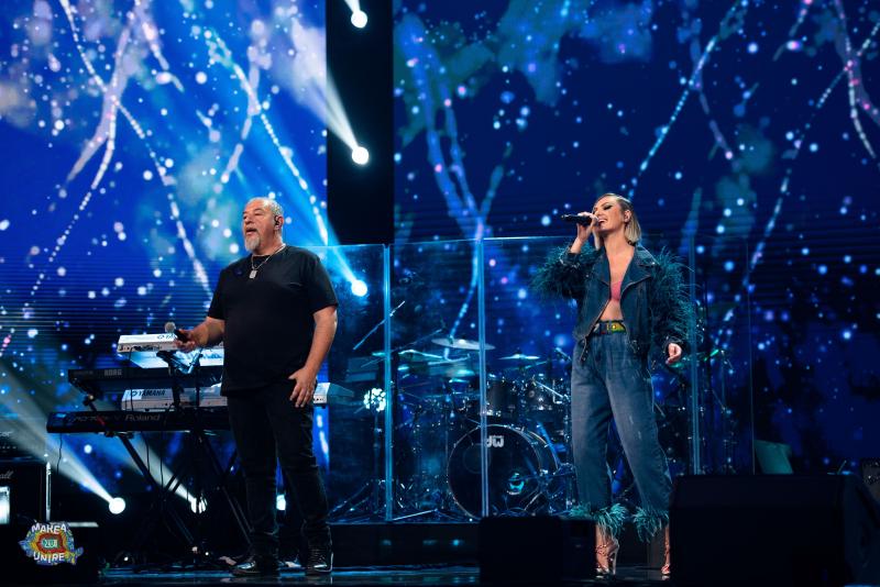 Alexandra Stan și Bodo la Marea Unire ZU 2020. Artiștii au interpretat piesa "Cerul"