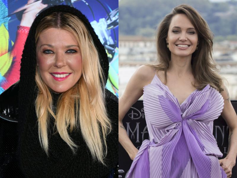 Colaj cu Angelina Jolie și Tara Reid