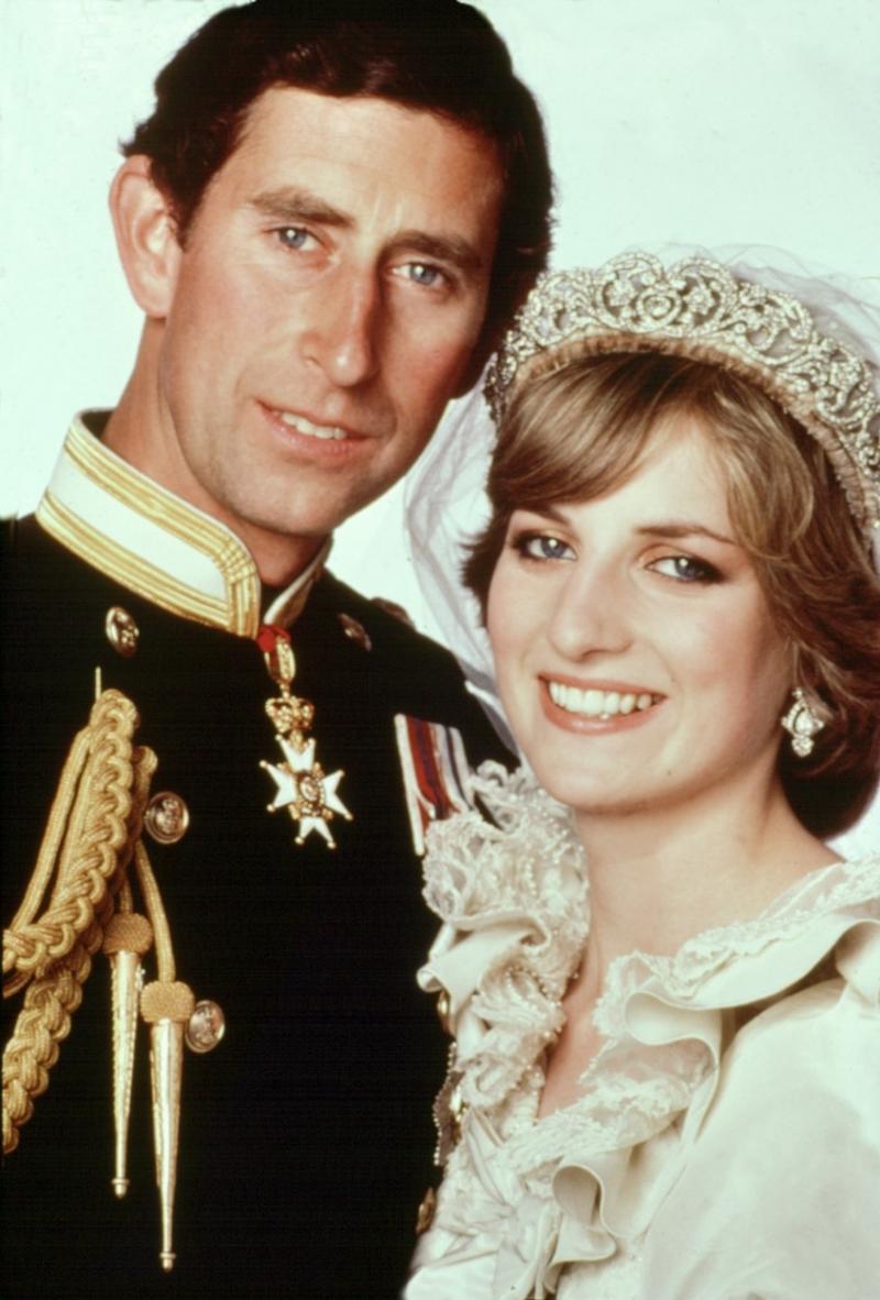 Prințul Charles și Prințesa Diana în ziua nunții