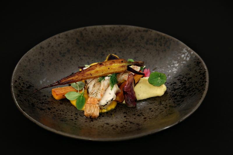 Monkfish cu fructe de mare