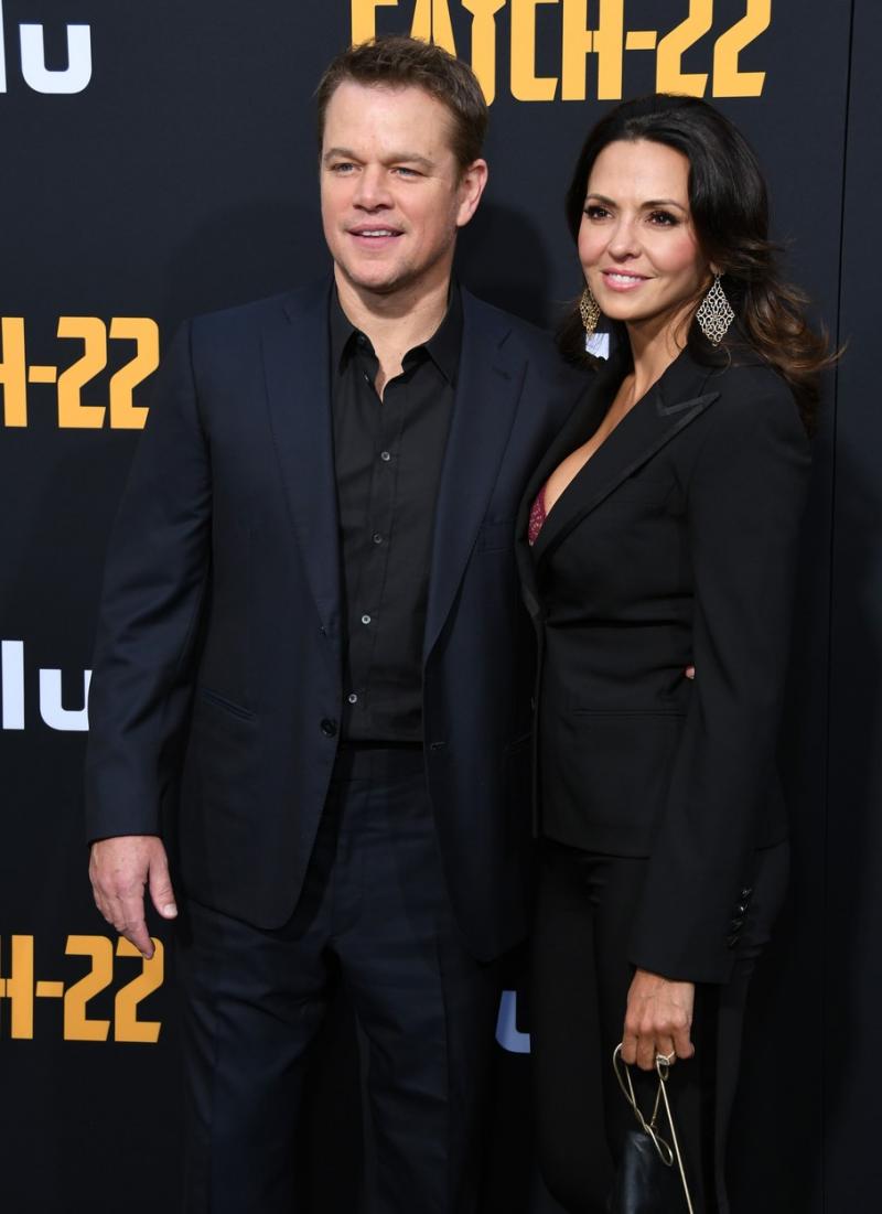 Matt Damon și soția sa, Luciana Barroso