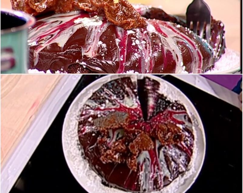 Rețetă delicioasă de Negresă glazurată cu două tipuri de ciocolată - Reţeta lui Chef Berry