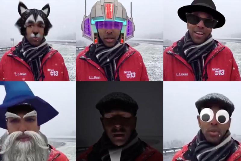 Un reporter transmitea o știre live când s-au activat filtrele Facebook! Planeta a râs cu lacrimi | VIDEO