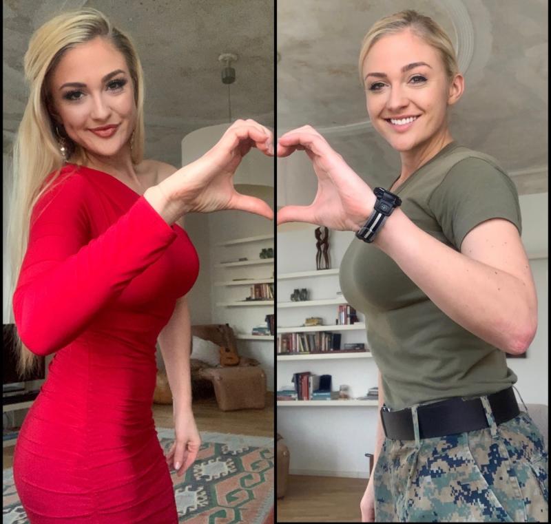 FOTO | Imagini incendiare cu cea mai sexy femeie din armată! Este ofițer inginer de luptă și muncește cot la cot cu bărbații