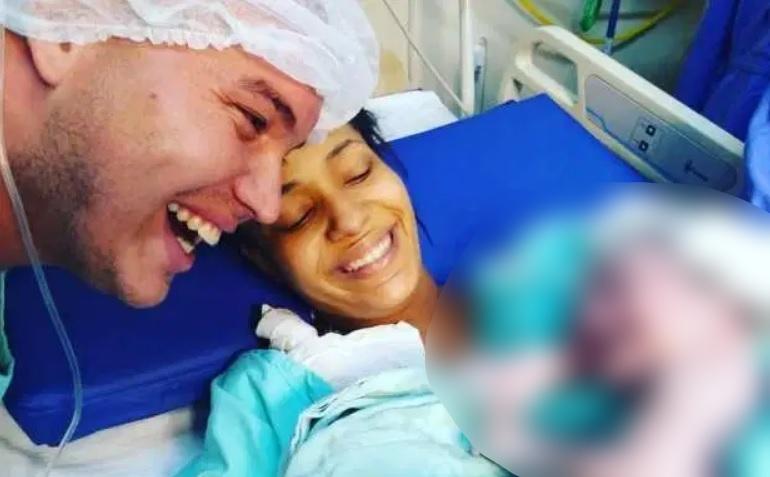 Moment emoționant într-o sală de nașteri! „Așa m-a răsplătit fetița mea pentru că i-am vorbit în fiecare zi, cât a fost în burtică la mami” – FOTO