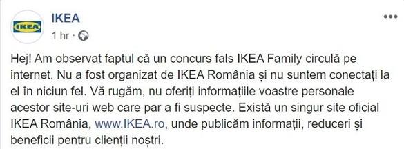 Atenționare - Continuă valul de campanii de tip scam. Atacatorii se folosesc acum de imaginea Ikea și Kaufland