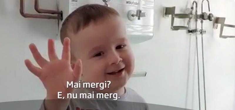 Tudor și tatăl lui au fost infectați cu coronavirus. Micuțul a venit de la Roma, unde făcea tratament pentru o boală cumplită: „Mi-a luat sânge de aici!”