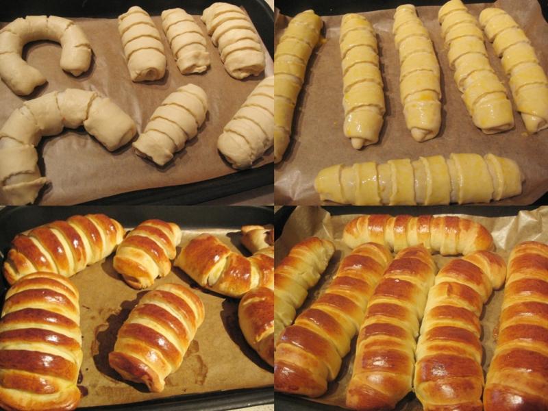 Rețetă de pariziene cu gem. Cornuri delicioase cu gem și un aluat deosebit