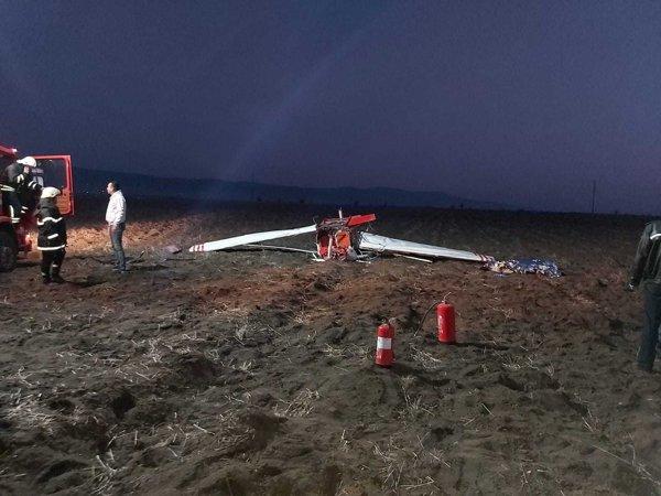 Primele imagini de la locul tragediei. Un avion s-a prăbușit în zona localității Șiria. Câte persoane erau la bord