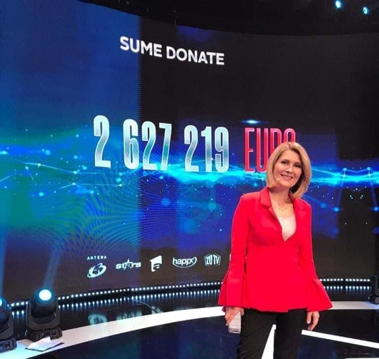 Peste 2.6 milioane de Euro s-au strâns în cadrul teledonului Români Împreună, organizat de Antena 1, Antena Stars, Happy Channel, ZU TV, Antena 3 şi Fundaţia Mereu Aproape şi suma nu se opreşte aici
