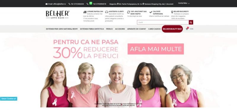 Magazinul de peruci din București ce oferă suport în alegerea clientelor pe perioada pandemiei