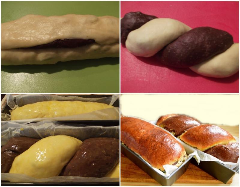 Rețetă perfectă de cozonac bicolor cu nuci și ciocolată