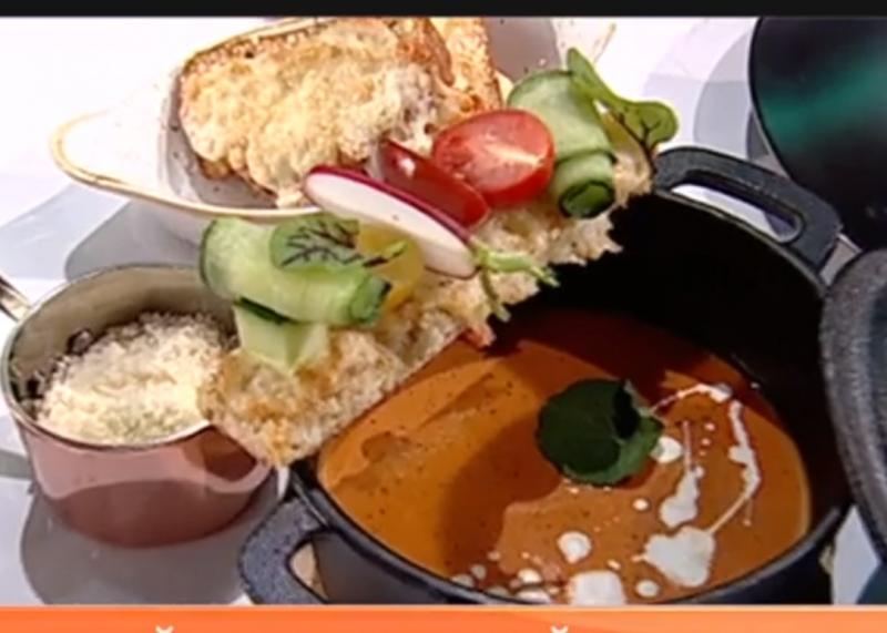 Reţetă simplă de post: Supă cremă de roșii cu ardei copți - Rețeta lui Chef Munti