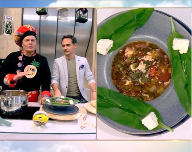 Sănătate în farfurie pentru masa de Paște: Ciorbă de primăvară din amestec de verdețuri