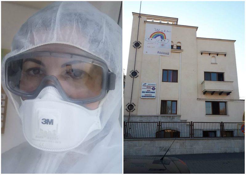 Dialog emoționant într-un salon de spital din Alba Iulia, între un medic și un pacient cu Covid: "- Doamna doctor, v-am recunoscut după voce!"