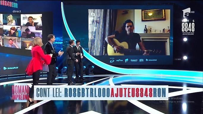 Delia, Ștefan Bănică și Loredana au donat peste 37.000 de euro, la teledonul Români Împreună, organizat de trustul Intact