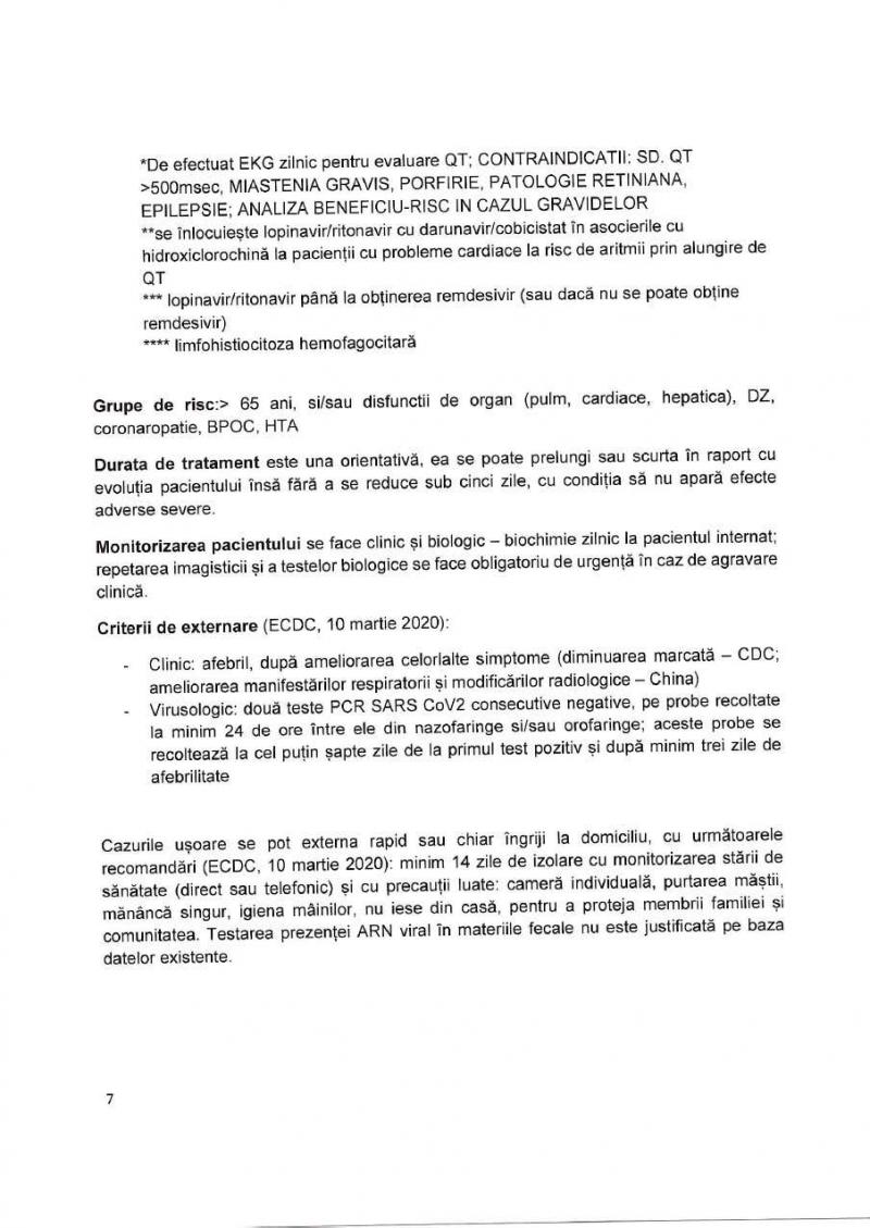 Schema de tratament pentru coronavirus, publicată oficial! Ce medicamente primesc bolnavii cu Covid-19