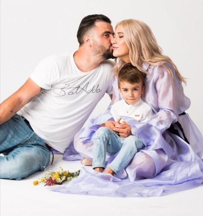 Galerie foto | Adda, tu unde ai fost când ai făcut copilul? Fiul artistei seamănă leit cu tatăl! Cătălin Rizea e mândru peste măsură