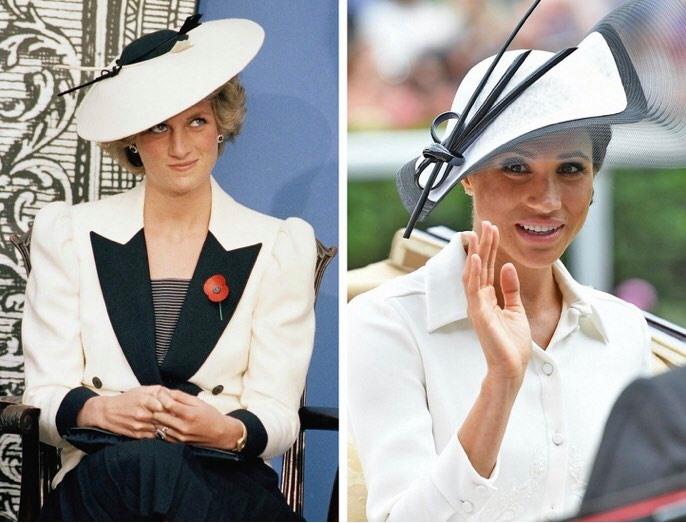 Modă în stil regal! Situații când Kate Middleton și Meghan Markle s-au inspirat din ținutele Prințesei Diana