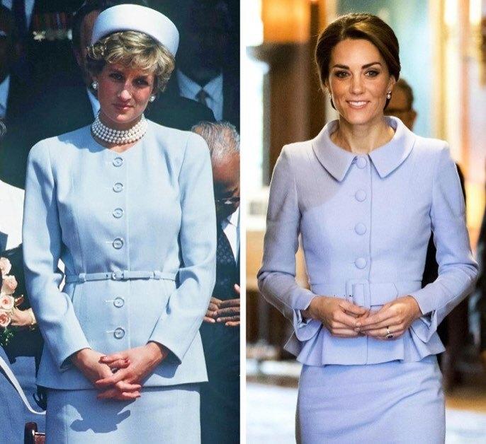 Modă în stil regal! Situații când Kate Middleton și Meghan Markle s-au inspirat din ținutele Prințesei Diana