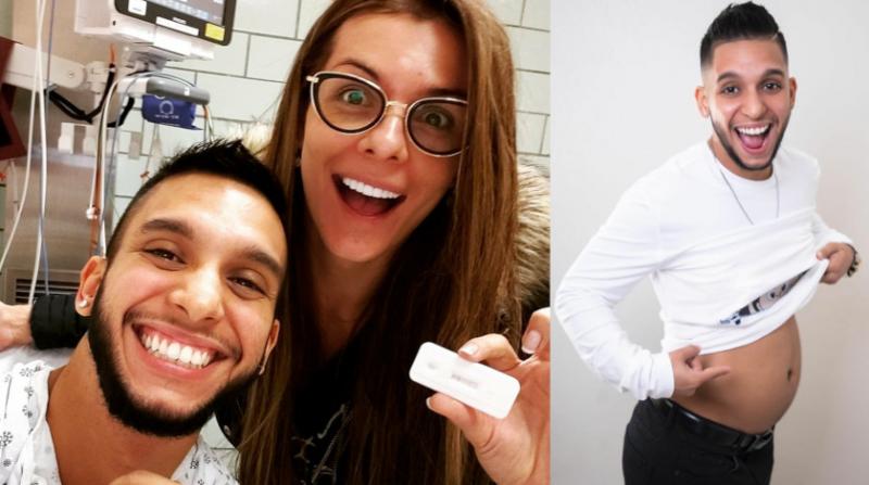 „Mama e, de fapt, tata, iar tata e, de fapt, mama!”. Un bărbat este însărcinat cu soția lui! „Dragostea-i dragoste!” - FOTO