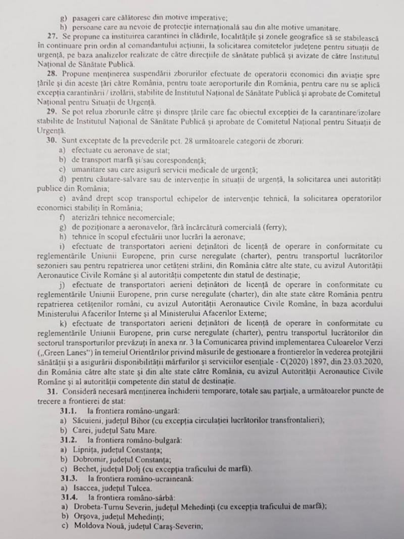 DOCUMENT: A doua stare de alertă începe de miercuri, 17 iunie! Care sunt noile restricții și ce va fi permis